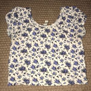 Forever 21 Floral Crop Top